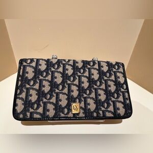 Dior Vintage Trotter Flap Long Wallet- please read for condition